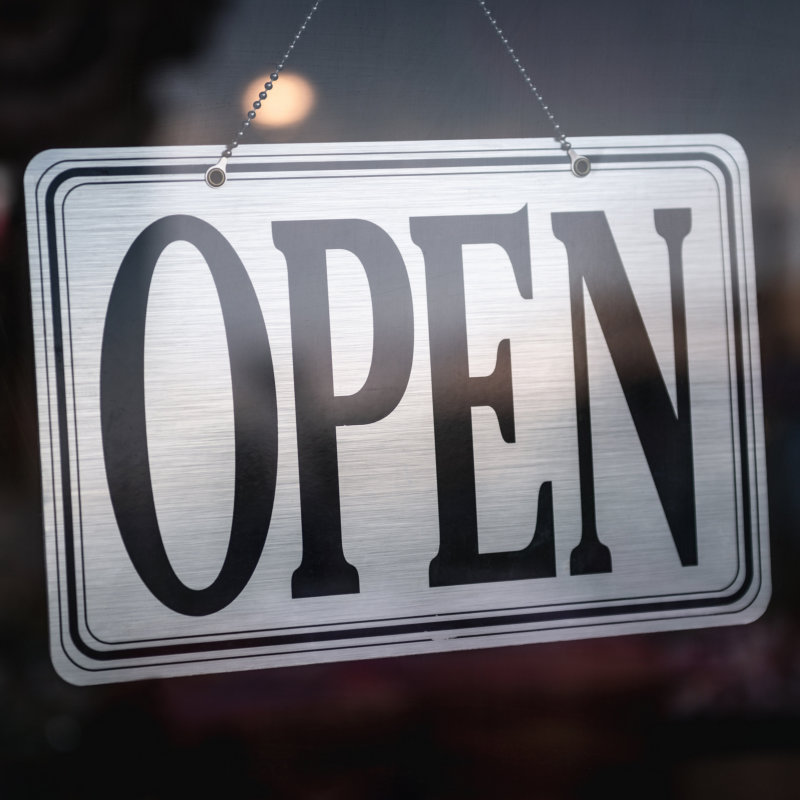 open-sign open sign